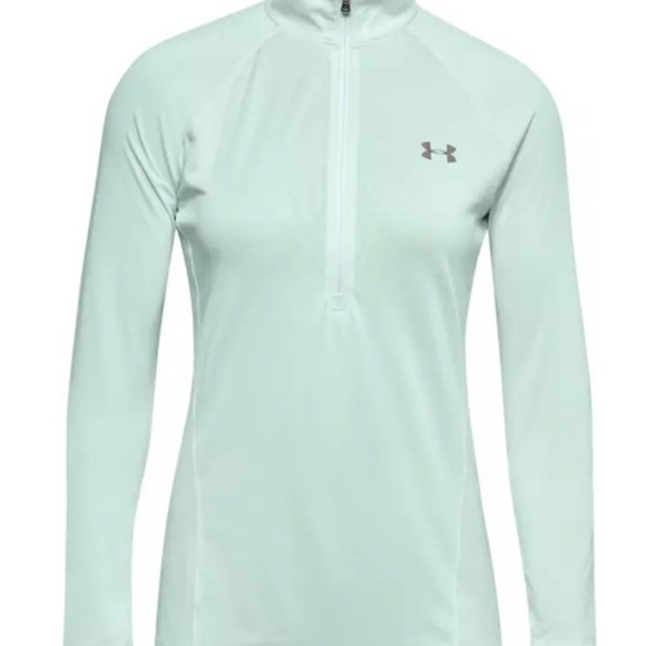 Under Armour Tops - Under Armour Half Zip light Blue Pullover Size Small
